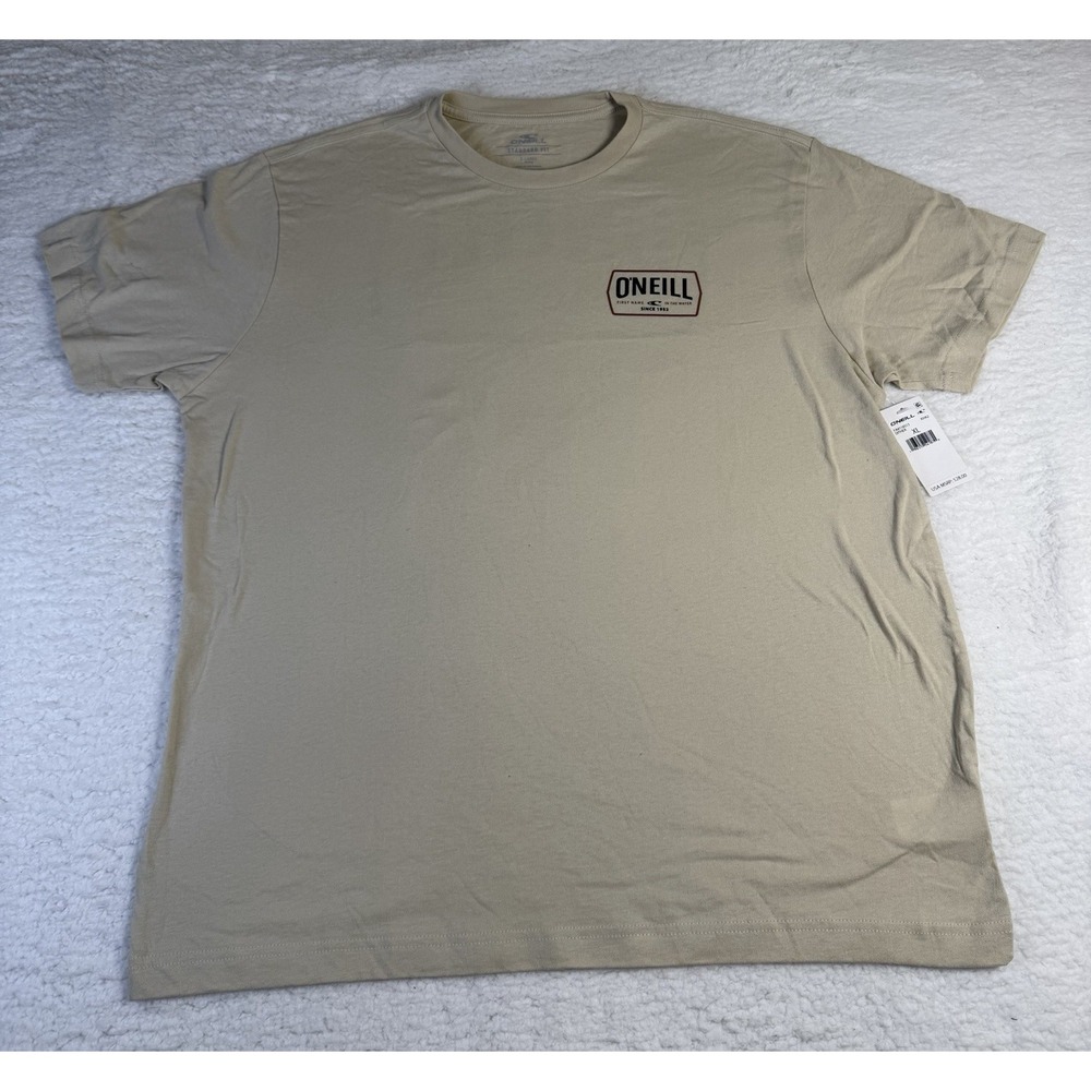 O'Neill Men's Green Logo Graphic Crew Neck Short Sleeve T-Shirt L Modern Fit